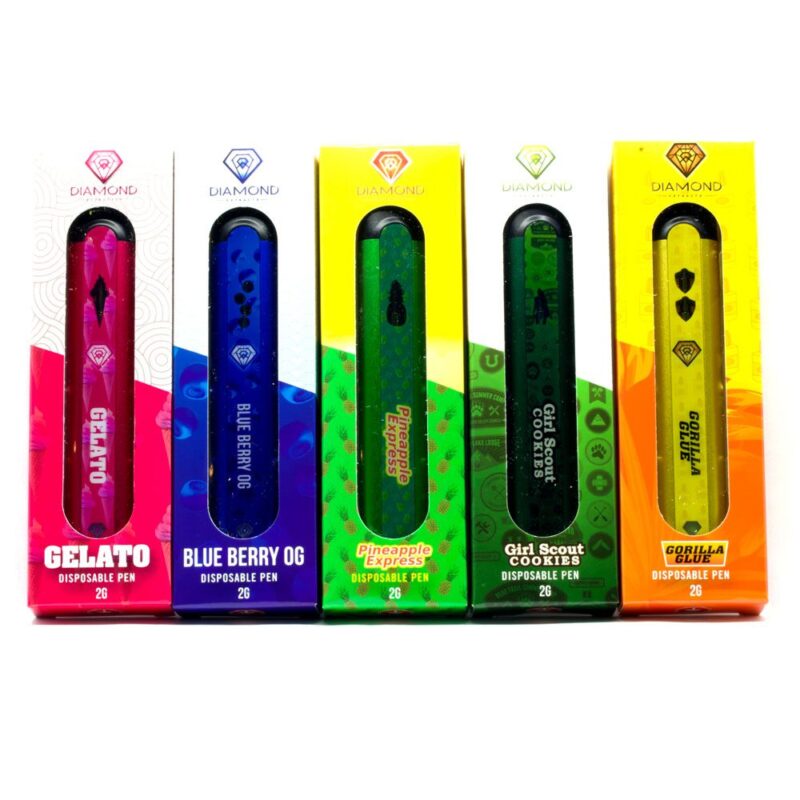 2g THC Vape Rechargeable Vape Pens by Diamond