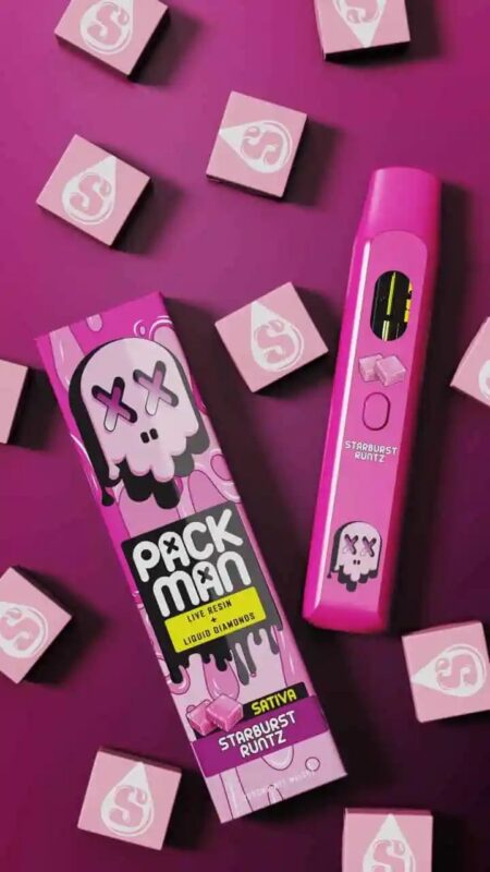 PackMan Starburst Runtz vape