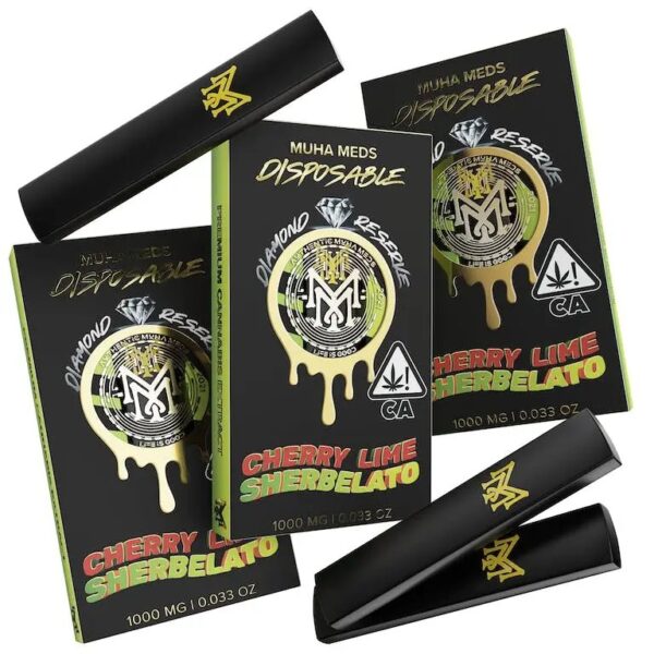 Cherrly Lime Sherbelato Dispo Live Resin(Muha Meds)