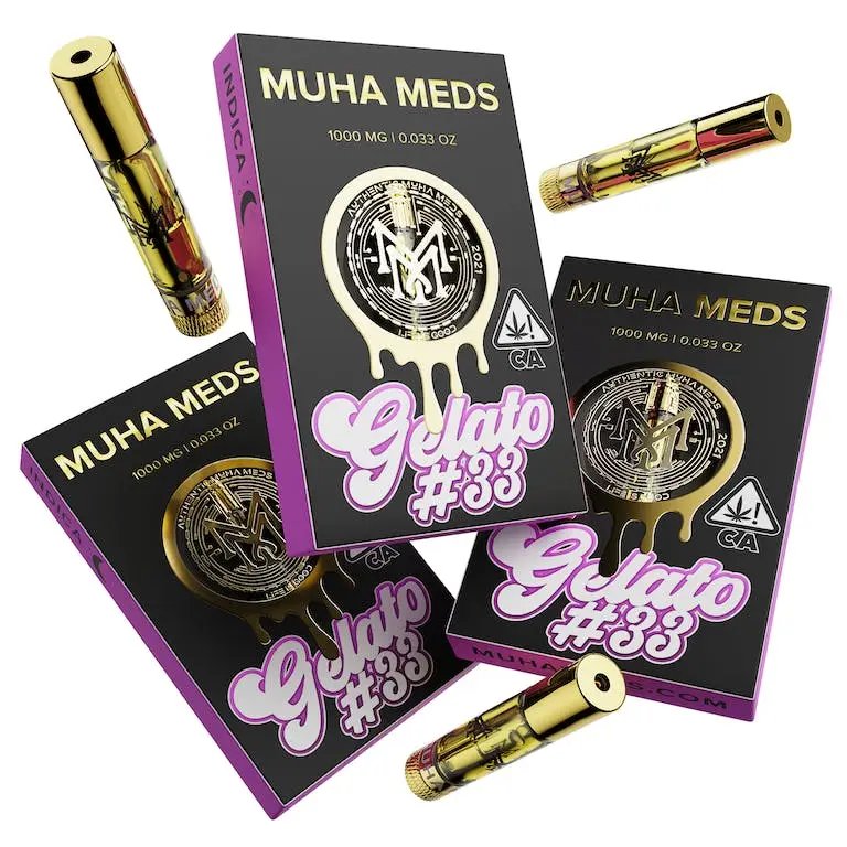 Gelato #33 Cartridge 1,000mg(Muha Meds)