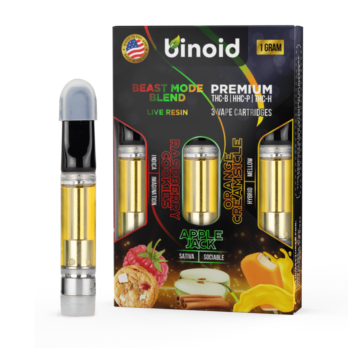 Beast Mode Blend Live Resin Vape premium cannabis cartridge