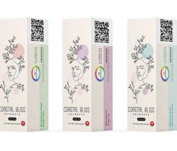 Coastal Bliss Extracts – HTFSE UK Vape Cartridge (0.7g THC)