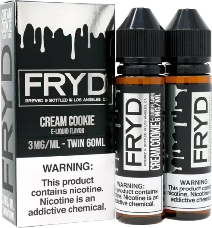 Cream Cookie by FRYD E-Liquid 120ml - Fryd Bars