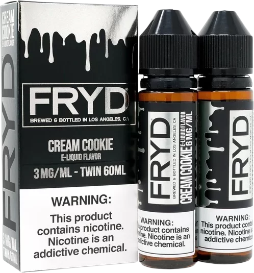 Cream Cookie by FRYD E-Liquid 120ml - Fryd Bars