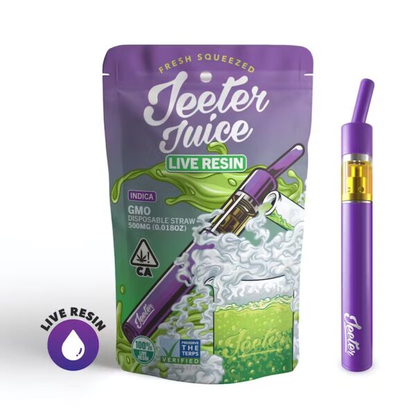 Jeeter Juice Live Resin Disposable Straw - GMO UK