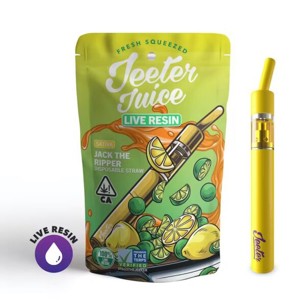 Jeeter Juice Live Resin Disposable Straw - Jack The Ripper UK
