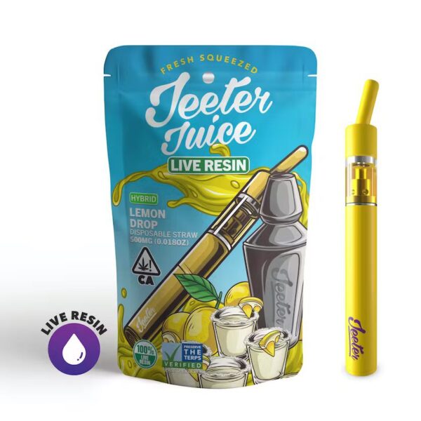 Jeeter Juice Live Resin Disposable Straw UK Lemon Drop