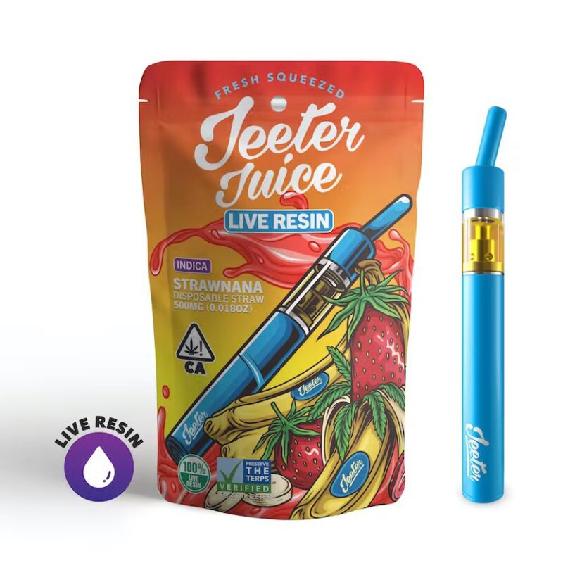 Jeeter Juice Strawnana Live Resin Disposable Straw UK