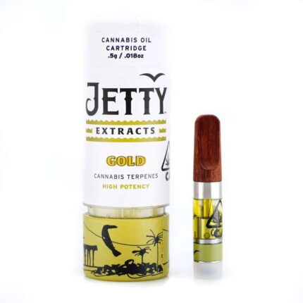 Jetty Extracts Gold Vape cartridges