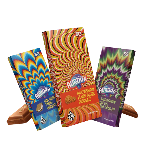 AURORA– MAGIC MUSHROOM CHOCOLATE BAR 3G - Magic Mushrooms UK Online Shop