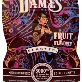 Dames Mushroom Infused Gummies – 3000mg - Magic Mushrooms UK Online Shop